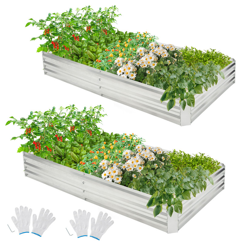 Metal Raised Garden Bed, 2