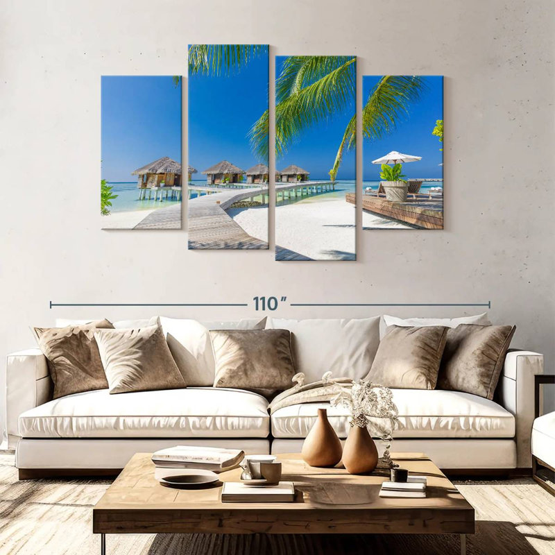 Maldives Gillard vacances, H 54 po x l 84 po