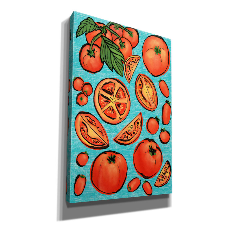 «Tomatoes» par Elizabeth Caldwell, art mural, H 18 po x l 12 po