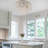 5-light Dimmable Shell Flush Mount