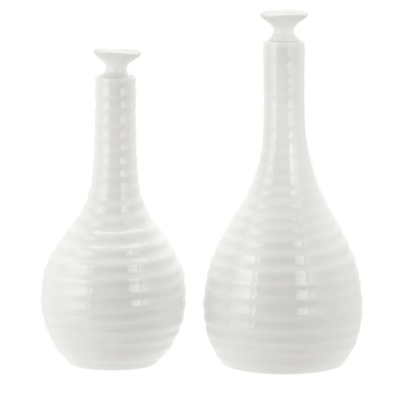 Portmeirion Sophie Conran huile blanche et vinaigre 12 oz / 9 oz