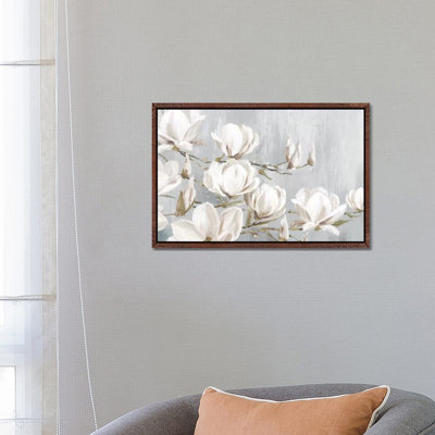 White Magnolia by Eva Watts - Wrapped Canvas Print