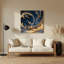 Oiseaux, art mural gris commun-1748723205