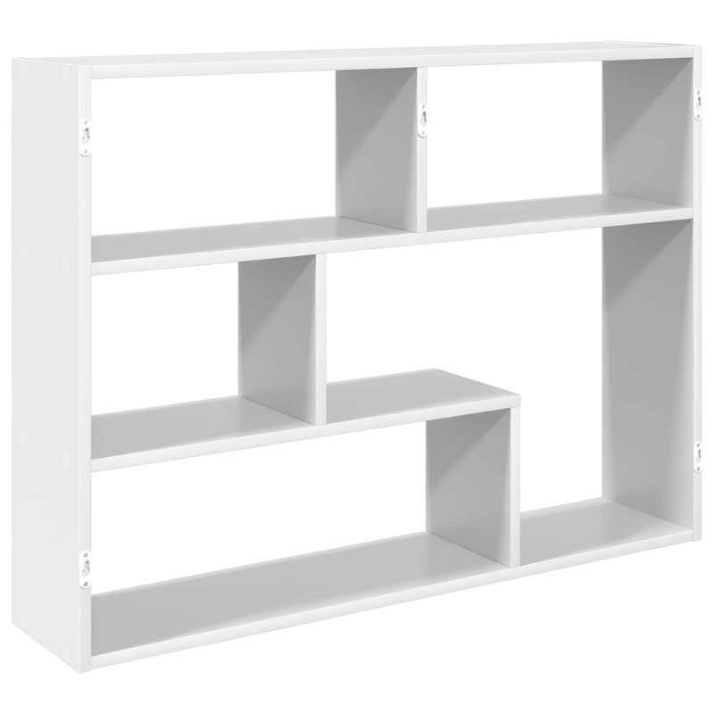  Wall Shelf with Shelf Wall-mounted with Storage Engineered Wood Modern