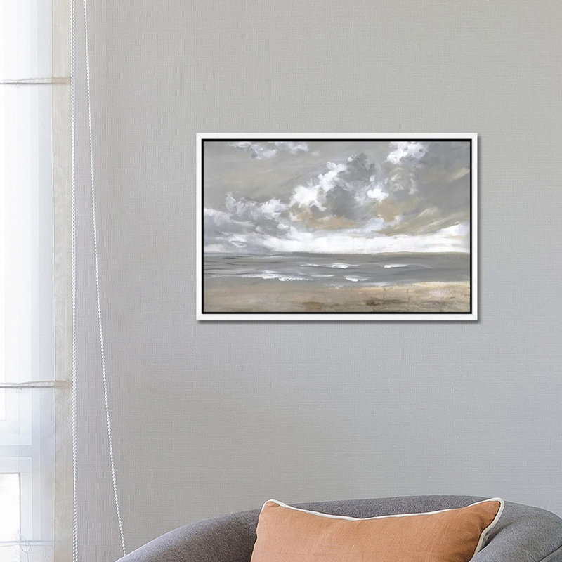 Windswept - Print on Canvas, 66.04 cm H x 45.72 cm W, White Framed