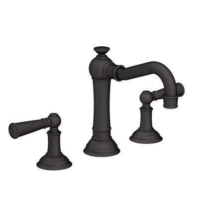 Jacobean Widespread Bathroom Faucet with Drain Assembly