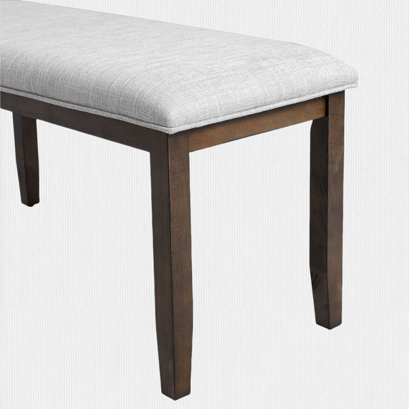 Upholstered Bench, Brown