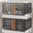 Marthony Plastic Collapsible Storage Bin Organizers