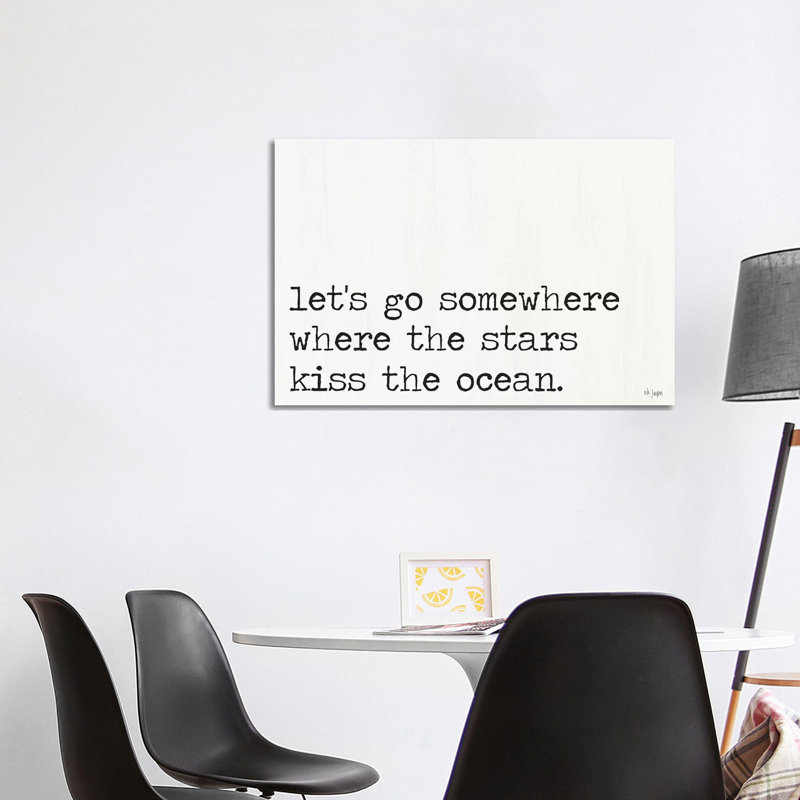 Where The Stars Kiss The Ocean by Jaxn Blvd. - Wrapped Canvas Print, 101.6 cm H x 66.04 cm W x 3.175 cm D