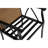 7 Piece Patio Furniture ,Steel Table Top With Umbrella Hole,Relaxing Chairs,Brown/Grey Outdoor And Chairs Piece,Steel Construction,