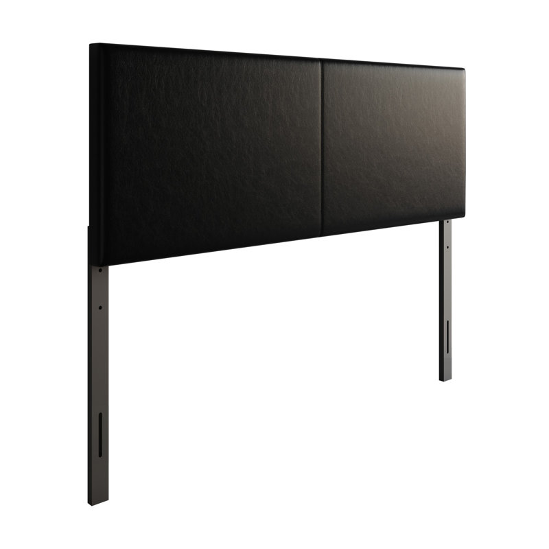 Camisha Upholstered Headboard, Black, Full