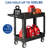 2-shelf Utility Cart Service Cart with Wheels