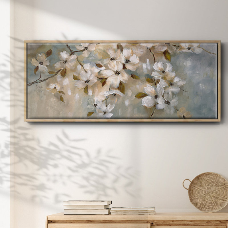 Blossoms of May - toile encadrée, H 8 po x l 20 po