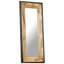 Lenny Wood Flat Wall Mirror-1156794149