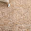 Tapis en jute / coton naturel tissé à la main Aunye-424527531