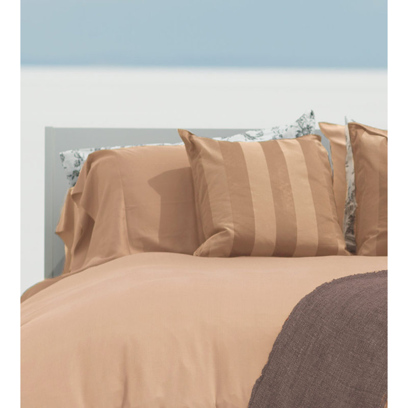 Rayon Twill Sheet Set, Queen Sheet Set + 1 Fitted Sheet + 1 Pillowcases, Sandy Shore