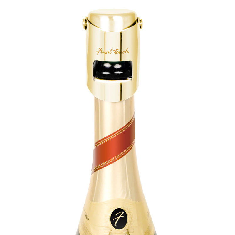 Stainless Steel Bottle Stopper, Brass