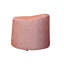 Siège de maison tapissier Crescent Puff In Vermilion Red Hue