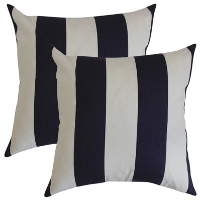  Stripes Cotton Throw Pillow