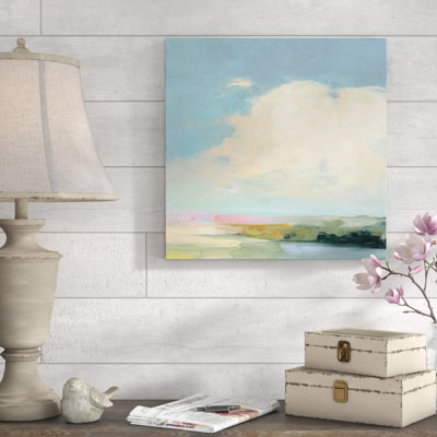 " Colorful Horizon II " by Julia Purinton Painting Print