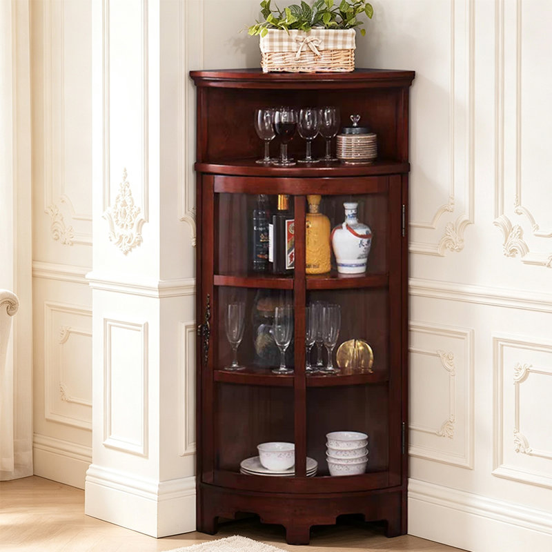 Armoire de coin Retro, 48.43, Brun noyer