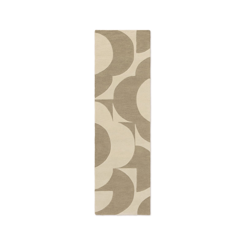 OR Prism Flower Mushroom/Ecru 158009, Runner 3'11" x 5'11"