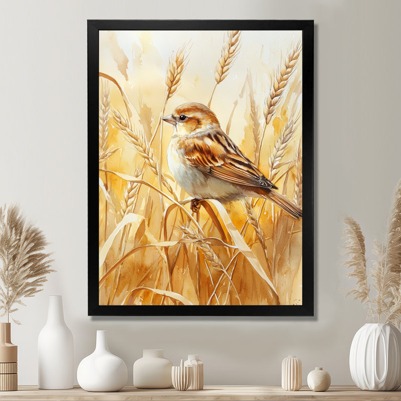 Hanoverton - Animals Wall Art Living Room, Noir, noir, noir, noir, H 20 po x l 12 po, Reproduction encadrée d'une seule photo