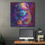  «Woof Chow Chow» par Rich Monet, art mural en métal, 36 po x 36 po-1600352232