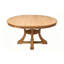Tables de salle à manger extensibles (table seule, sans chaises, avec plateau et pieds), bois d'hévéa, cuisine moderne