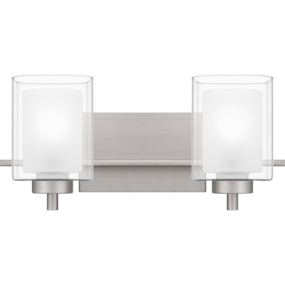 Éclairage pour meuble-lavabo à 2 lumières à intensité variable Roseville