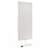 1Pc Glam Tall Lighted Mirror With Drawer Box Beveled Mirror Crystal Knob Glossy White Finish Vanity