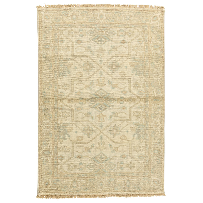 One-of-a-Kind 4' X 6' Hand Knotted Area Rug