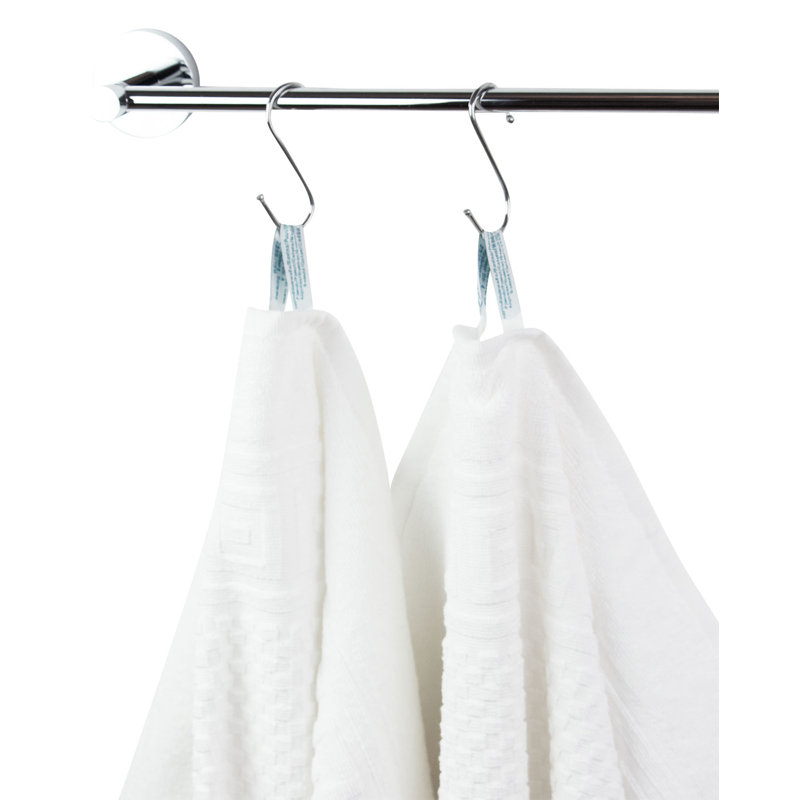 Midweight Bath Towel, White