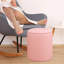 Tabouret de rangement rond, chaise ronde avec rangement, fauteuil de maquillage, convient pour la chambre à coucher, le salon, la salle de bain, le bureau-2127098313