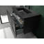 Ensemble de meuble-lavabo simple mural 35,5 "
