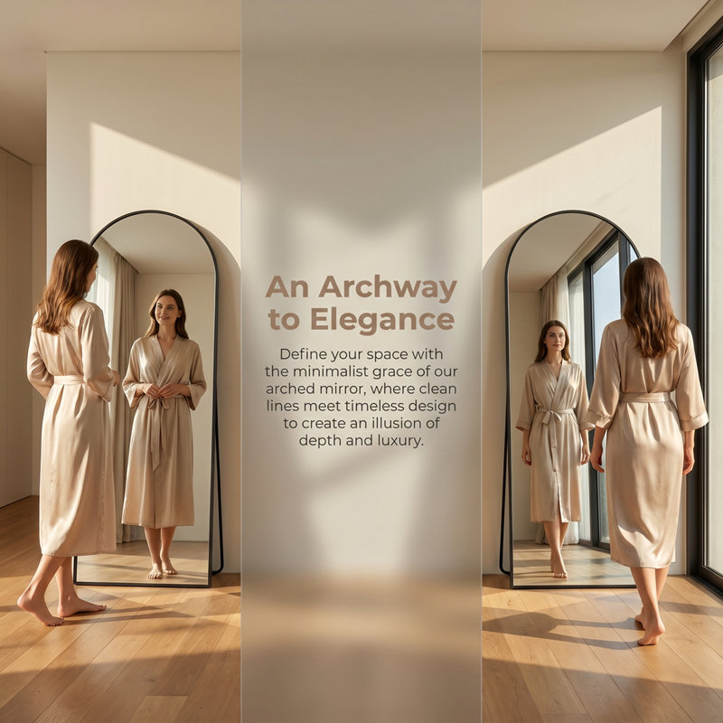 Metal Arch Mirror