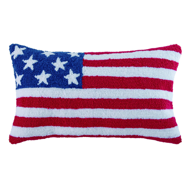 Housse de coussin rectangulaire en polyester Americana