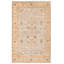 Tapis oriental beige en laine noué à la main 5 pi 5 po x 8 pi 6 po Gareri