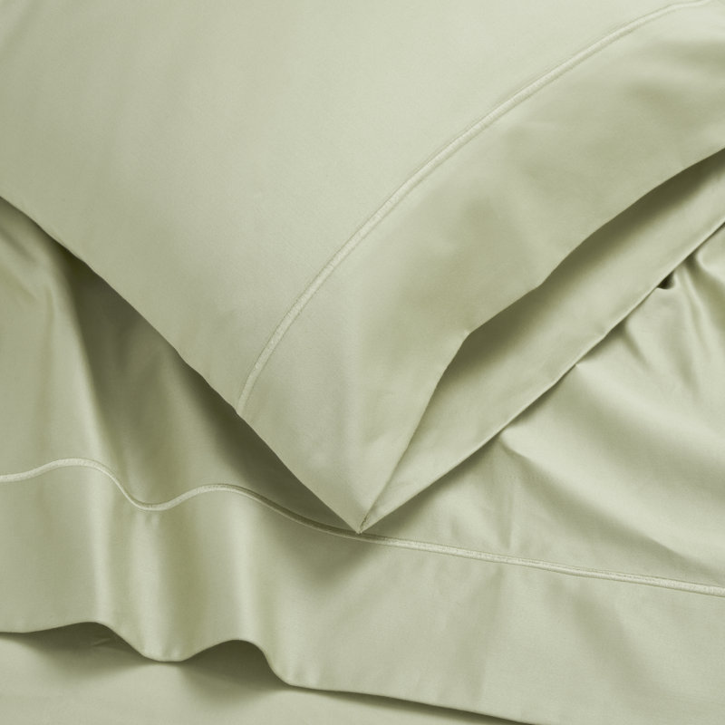  Ensemble de draps Luxury, Ensemble de draps pour lit très grand californien, Sauge