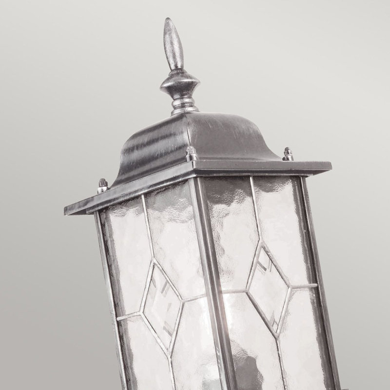 Verrett Stained Glass Outdoor Wall Lantern