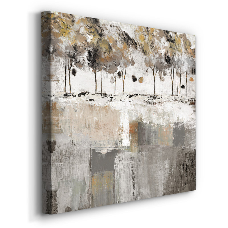 Arbre panoramique - Toile tendue avec châssis de qualité supérieure - prête à être accrochée
