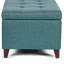 Banc de rangement rembourré Kavanaugh