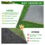 Tapis de couloir artificiel pour l'extérieur 3FTx16FT