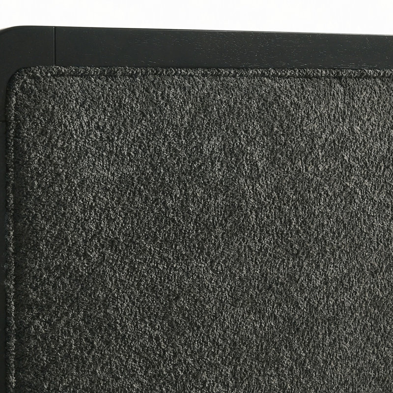 Grand lit tapissier noir Burton