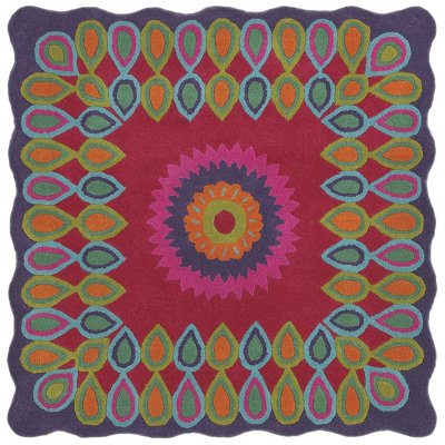 Ebright Hand Tufted Wool Indoor Rug