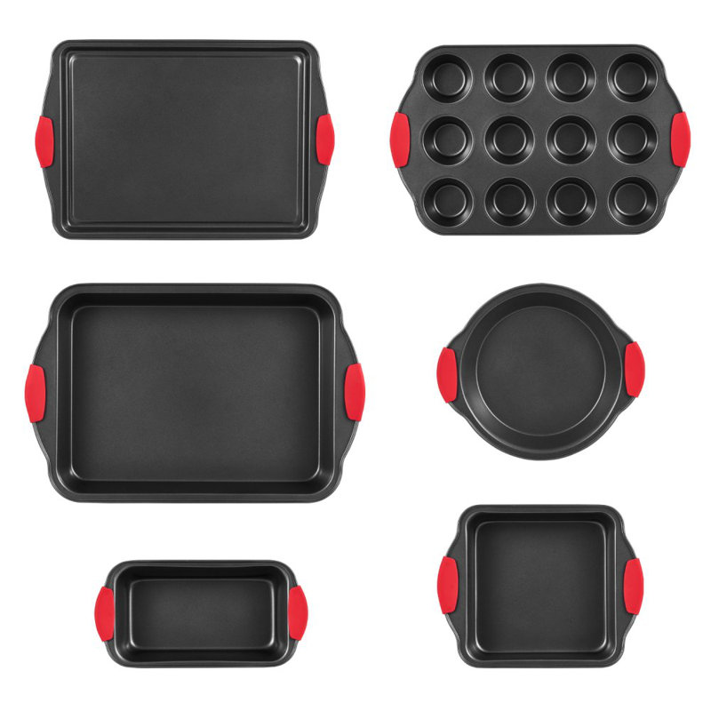 VEVOR 7 Piece Non-Stick Steel Bakeware Set