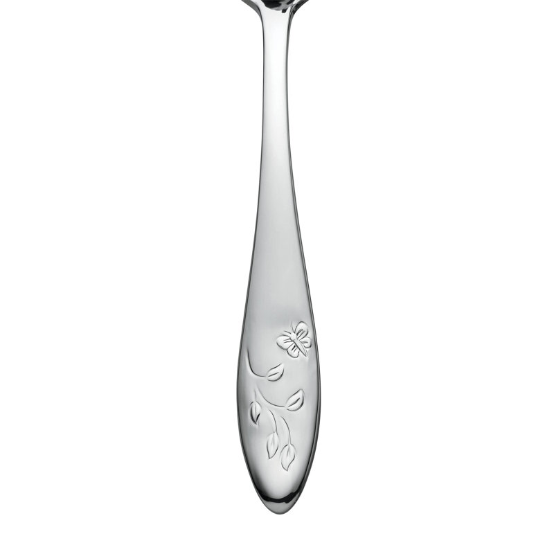 Butterfly Meadow 65 Piece 18/10 Stainless Steel Flatware Set, Service for 12