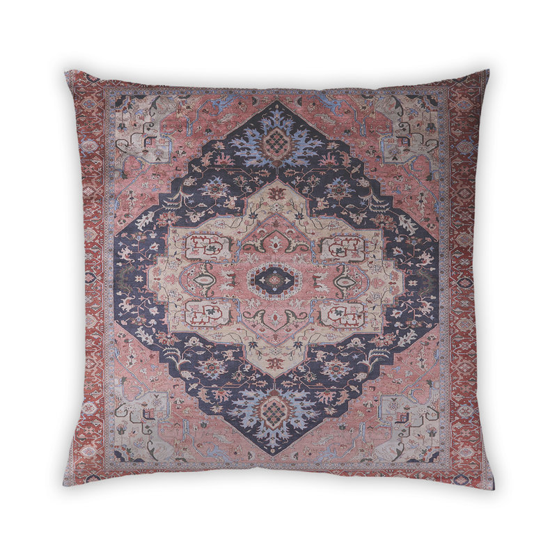 Damask Outdoor Throw Pillow
