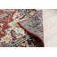 Tapis rouge en laine noué à la main à motif floral médaillon classique traditionnel rouge moderne-1623227493