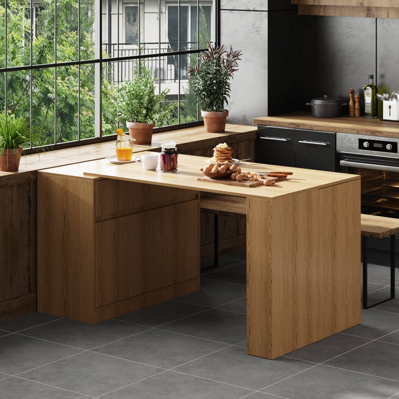 Folding Extendable Dining Table